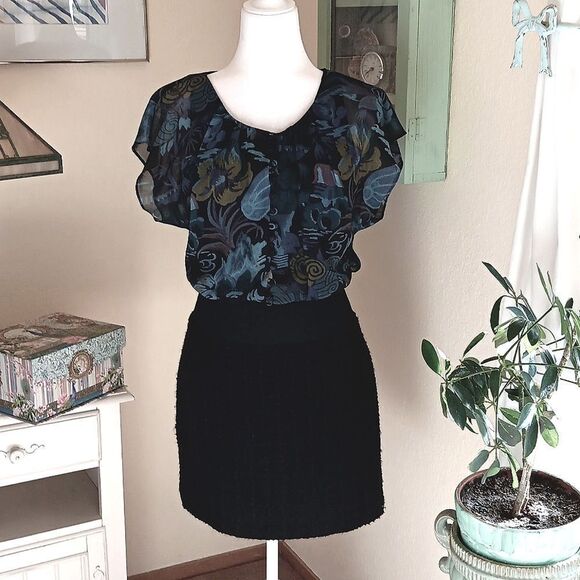 Rachel Rachel Roy Two-Piece Look Dress. Dark Academia, Two-Piece Look - Picture 1 of 11